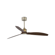 Faro Justfan - Deckenventilator mit Fernbedienung - Ø 128 cm - Messing antik und dunkelbraun