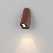 Nova Luce Soren - Außenwandleuchte - 4 x 9,7 x 5,8 cm - 3W LED inkl. - IP65 - corten