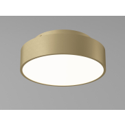 Artdelight Chicago - Deckenleuchte - Ø 25 x 9 cm - 19,5W dimmbare LED inkl - warm gold