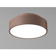 Artdelight Chicago - Deckenleuchte - Ø 25 x 9 cm - 19,5W dimmbare LED inkl - Bronze gebürstet