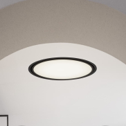 Nova Luce Perfect Profile Trimless - Einbaustrahler mit Fernbedienung (inkl.) - Ø 1045 mm, 1030 mm Einbaumaß - 120W dimmbare LED inkl. - 2700K-6000K - schwarz