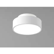 Artdelight Chicago - Deckenleuchte - Ø 15 x 6,8 cm - 9,8W dimmbare LED inkl - weiß