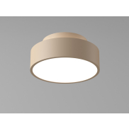 Artdelight Chicago - Deckenleuchte - Ø 15 x 6,8 cm - 9,8W dimmbare LED inkl - champagner