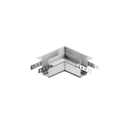 VK Lighting Eiva - magnetisches Schienensystem - horizontales Einbau-Eckprofil für 12 mm Gipskartonplatten - 10 x 10 x 5,25 cm - DALI dimmbar - weiß