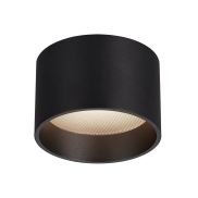 VK Lighting Mos – Außen-Deckenleuchte – Ø 11 x 7,5 cm – 12W LED inkl. – IP44 – schwarz