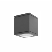Nova Luce Cerise - Außen-Deckenleuchte - 8,6 x 8,6 x 9 cm - IP54 - dunkelgrau