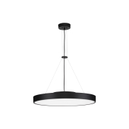 Nova Luce Perfect Profile - Hängeleuchte mit Fernbedienung (ohne) - Ø 60 x 120 cm - 40W dimmbare LED inkl. - 2700K-6000K - schwarz