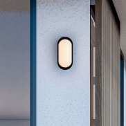 Nova Luce Tiepolo - Außenwandleuchte - 9,8 x 20,8 x 6 cm - 11W LED inkl. - IP65 - Sand schwarz