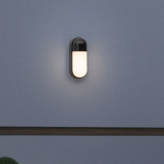 Nova Luce Arrow - Außenwandleuchte - 10 x 24 x 9 cm - 9W LED inkl. - IP65 - dunkel anthrazit