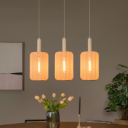 Lucide Corina - Hängeleuchte 3L - 90 x 22 x 185 cm - beige