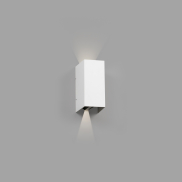 Faro Blind - Wandleuchte - 7,4 x 10,5 x 16,5 cm - 6W LED inkl. - IP65 - matt weiß