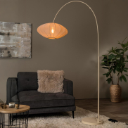 Lucide Corina - Stehleuchte - 131 x 55 x 192 cm - beige