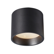VK Lighting Mos - Außen-Deckenleuchte - Ø 7 x 8,5 cm - 6W LED inkl. - IP44 - schwarz