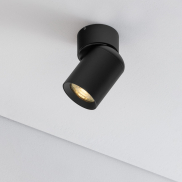 Nova Luce Amecy - Aufbaustrahler 1L - Ø 6 x 11 cm - Sand schwarz
