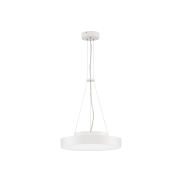 Nova Luce Perfect Profile - Hängeleuchte mit Fernbedienung - Ø 40 x 120 cm - 24W dimmbare LED inkl. - 2700K-6000K - weiß