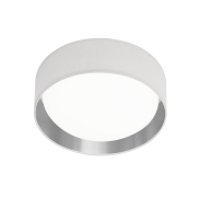 Searchlight Gianna - Deckenleuchte - Ø 37 x 10,5 cm - 15W LED inkl. - silber