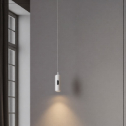 Nova Luce Holm - Hängelampe - Ø 13 x 300 cm - 12W dimmbar LED inkl. - weiß