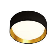 Searchlight Gianna - Deckenleuchte - Ø 37 x 10,5 cm - 15W LED inkl. - schwarz