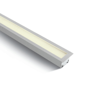 ONE Light UGR19 Recessed LED Linear Profiles - Deckeneinbauleuchten - 121 x 5 x 5,5 cm - 40W LED inkl. - weiß - warmweiße Lichtfarbe