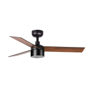 Faro Rudder Tek 3 S - deckenventilator mit licht - Ø 106 cm - matt schwarz - 3000K