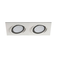 Zuma Line Boxy DL 2 - Einbaustrahler 2L - 350 x 180 mm, 315 x 155 mm Einbaumaß - weiß