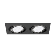Zuma Line Boxy DL 2 - Einbaustrahler 2L - 350 x 180 mm, 315 x 155 Einbaumaß - schwarz