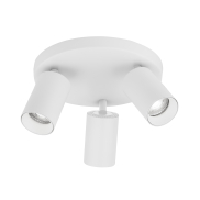Nova Luce Tod - Aufbaustrahler 3L - Ø 22 x 12,7 cm - sandweiß