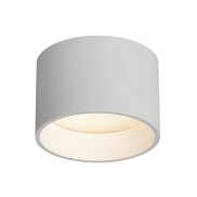 VK Lighting Mos – Außen-Deckenleuchte – Ø 11 x 7,5 cm – 12W LED inkl. – IP44 – weiß