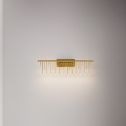 Nova Luce Stellar - Wandleuchte - 67 x 20 x 10 cm - 11W dimmbar LED inkl. - gold