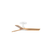 Faro Heywood S - Deckenventilator mit Einbaufassung - Ø 90 cm - matt Weiß und Kiefer