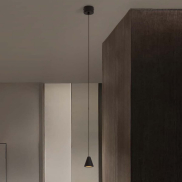 Nova Luce Irmos - Hängelampe - Ø 6 x 191 cm - 5W LED inkl. - sand schwarz