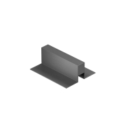 Lucide Linial - magnetisches Schienensystem - Anschlussdose - 12,5 x 10 x 4,7 cm - Schwarz matt Chrom