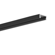 Klus MICRO-PLUS - LED-Profil - 1,6 x 0,6 cm - schwarz