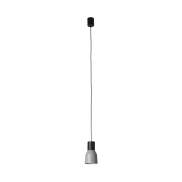 Faro Kombo - Hängeleuchte - Ø 12 x 21 cm - grau und schwarz