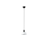 Faro Tatawin S - Pendelleuchte - Ø 18,4 x 208,1 cm - schwarz satiniert und weiß glänzend