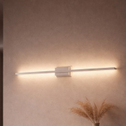 Nova Luce Azure - wandleuchte - 6,9 x 11,8 x 120,5 cm - 28,5W LED inkl. - sand weiß