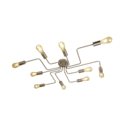 Searchlight Circuit - Deckenleuchte - 82 x 52 x 12 cm - satiniert silber