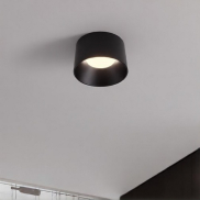 Nova Luce Atil - Deckenleuchte - Ø 35 x 22 cm - 24W LED inkl. - sand schwarz
