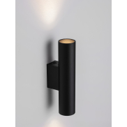 Nova Luce Mor – Wandleuchte – 4 x 6,5 x 18 cm – schwarz