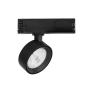 Nova Luce Roler - 3-Phasen Stromschienenstrahler - Ø 9,5 x 15,5 cm - 20W LED inkl. - Sand schwarz