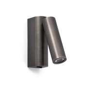 Faro Rob - Wandleuchte mit Schalter - 3,5 x 15,5 x 11 cm - 3W LED inkl. - Bronze