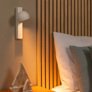 Lucide Esfera - Wandleuchte mit Touch-Dimmer - 14 x 10 x 25 cm - 9W dimmbare LED inkl. - weiß