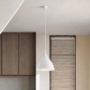 Nova Luce Syntopia - Hängelampe - Ø 46 x 178 cm - Sand Weiß