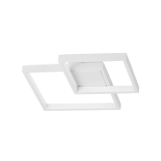 Nova Luce Porto - Deckenleuchte - 32 x 32 x 6 cm - 19W LED inkl. - sandweiß