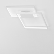 Nova Luce Porto - Deckenleuchte - 45 x 45 x 4 cm - 30W dimmbare LED inkl. - sandweiß