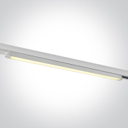 ONE Light LED Linear Track Light - 3-Phasen-Schienensystem - 121 x 3 x 3 cm - 25W LED inkl. - weiß - einstellbare Lichtfarbe