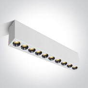 ONE Light Dark Light Deckenleuchten - Deckenleuchten - 27,3 x 3,7 x 8,3 cm - 24W LED inkl. - weiß