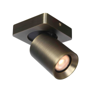 Artdelight Megano - Aufbauspot 1L - 10 x 10 x 11,5 cm - antikbronze