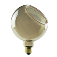 Segula LED-Lampe - Floating Globe Angle - Ø 15 x 20 cm - E27 - 6W dimmbar - 1900K - rauchfarben