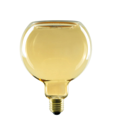 Segula LED-Lampe - Floating Globe - Ø 12,5 x 16,5 cm - E27 - 4W dimmbar - 2200K - bernsteinfarben